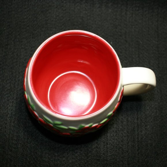 Lot of STARBUCKS 2007 Red and Yellow Flower Coffee Mugs Matching Set(No Returns) - Picture 9 of 16